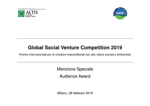 Global Social Venture Competition
