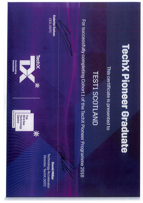 OGTC UK CERTIFICATE